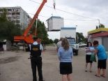 В Волгограде сносят нелегальные киоски