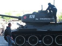 На улицы Волгограда вышли танки