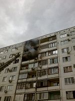 В Волгограде из-за курильщика загорелась многоэтажка