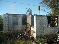 В Волгоградской области на пожаре погибли  двое