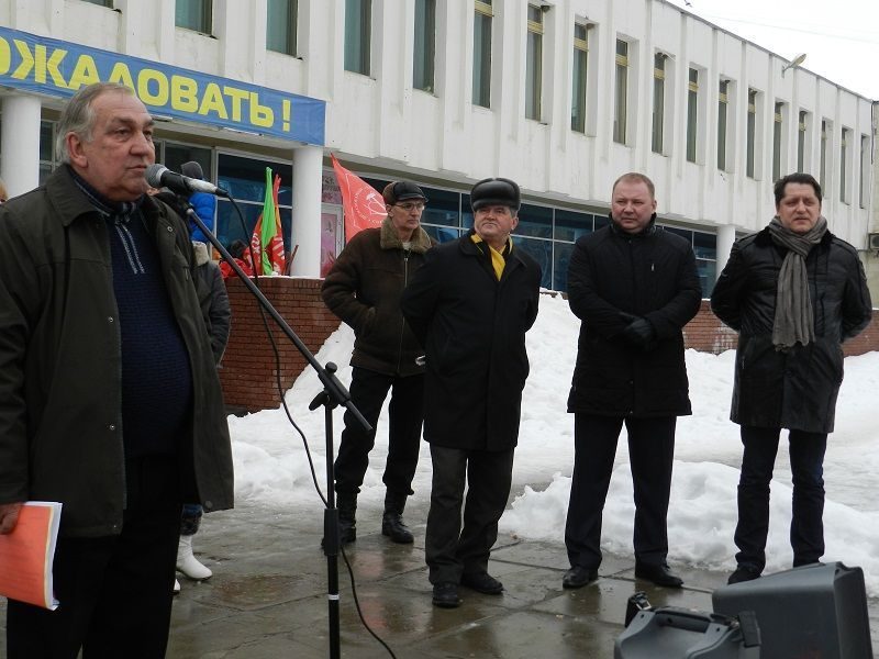 В Городище митинговали против присоединения к Волгограду