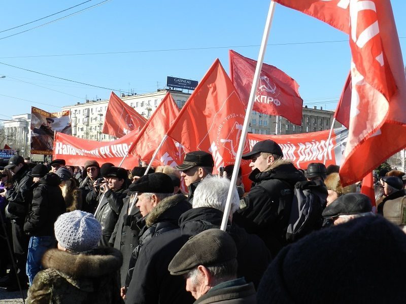 В Волгограде митингующие потребовали отставки губернатора