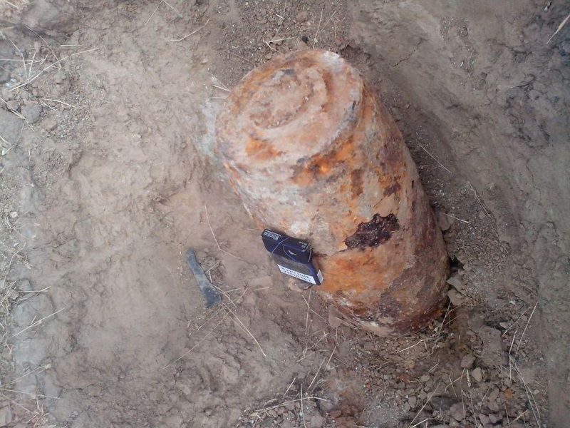 Под Волгоградом обнаружили пятидесятикилограммовую авиационную бомбу