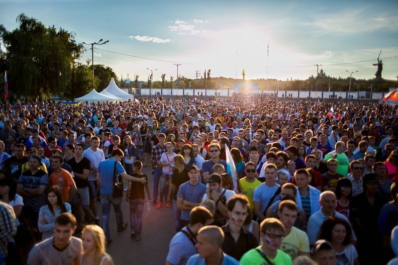 В Волгограде продолжается фестиваль болельщиков