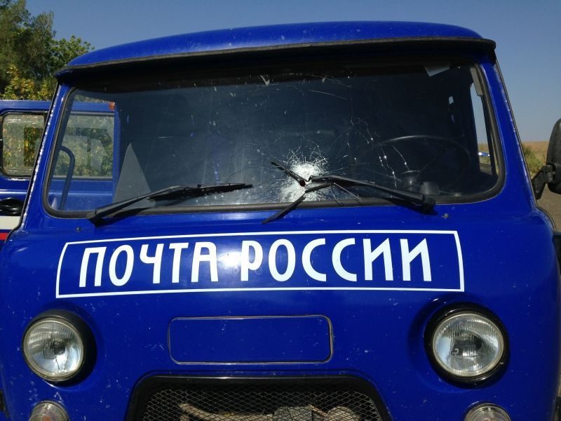 В Камышинском районе неизвестные напали на автомобиль «Почты России»