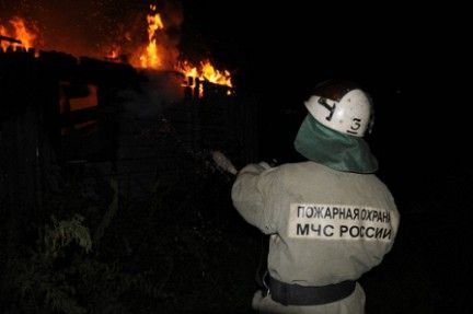 Минувшей ночью в Михайловке горел элеватор