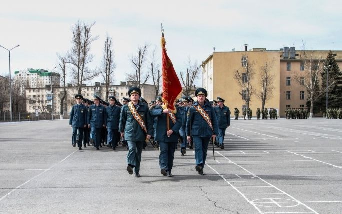 В Волгограде прошла первая гарнизонная репетиция Парада Победы