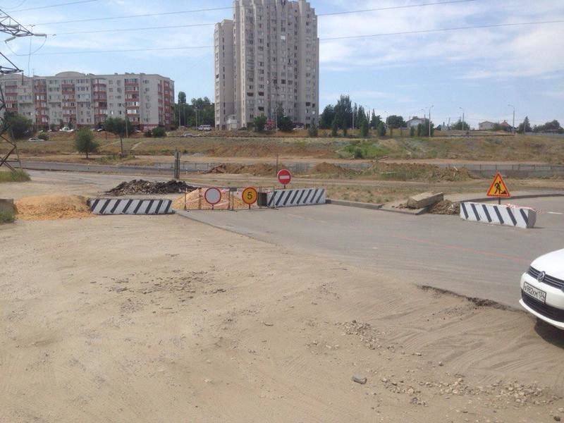 В Волгограде до конца июля закрыт «переезд на Тулака»