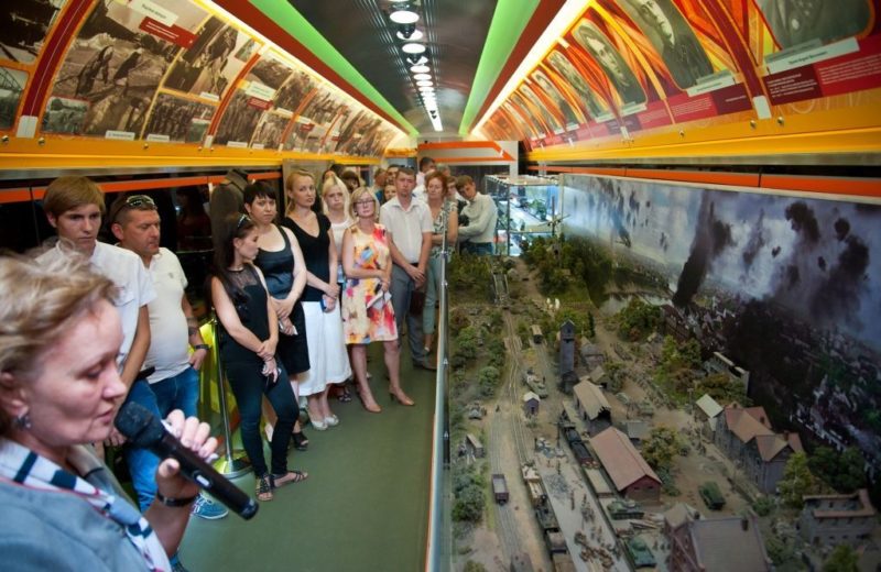 На станции Волгоград-I работает экскурсионный поезд-музей