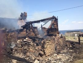 В Волгоградской области на пожаре погибла 44-летняя женщина