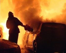 Три иномарки горели этой ночью в Волгограде