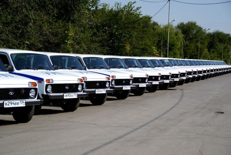 50 участковых из Волгоградской области получили ключи от служебных автомобилей