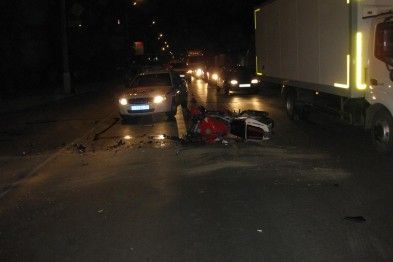В Волгограде в ДТП серьезно пострадал байкер