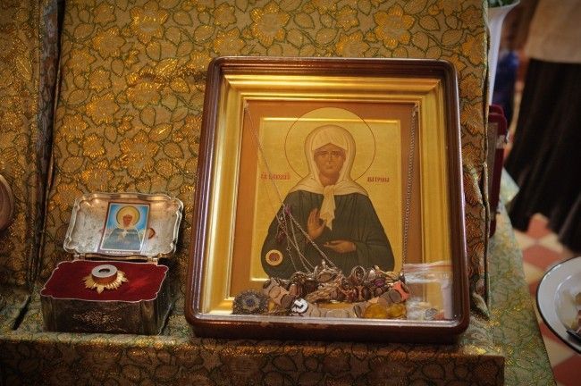 В Волгоград прибыла икона и мощи Матроны Московской