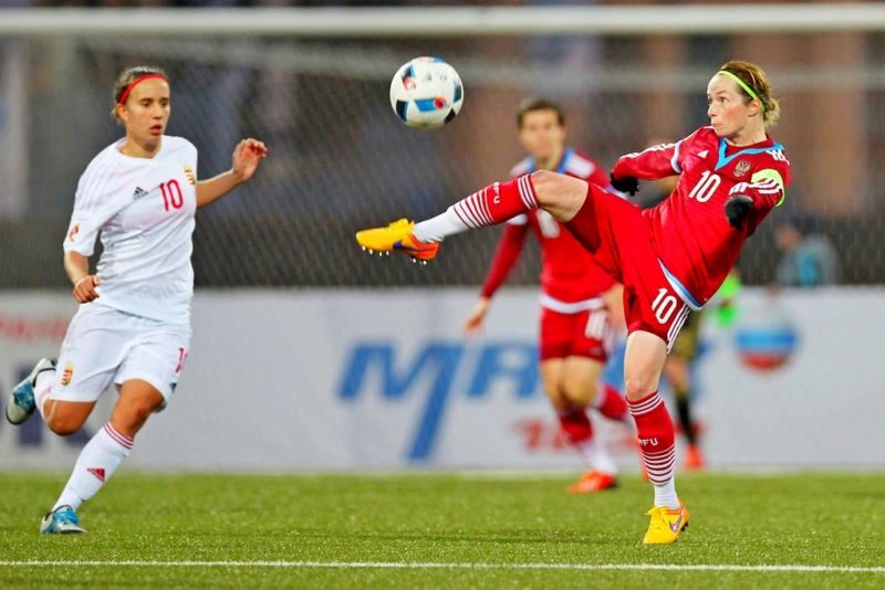Женская сборная России по футболу сыграла вничью с Венгрией