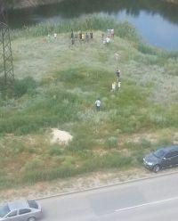 В пруду Дзержинского района обнаружено тело мужчины с 24-килограммовой гирей на шее