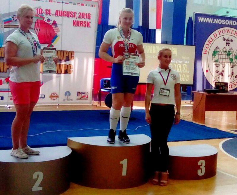 Марина Вишневская выиграла золото на Чемпионате мира по пауэрлифтингу