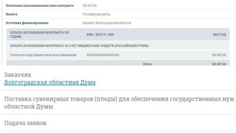 Волгоградским депутатам для “госнужд” понадобились пледы за 280 тысяч рублей