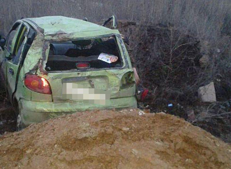 Под Волгоградом «Матиз» улетел в кювет: водитель погиб