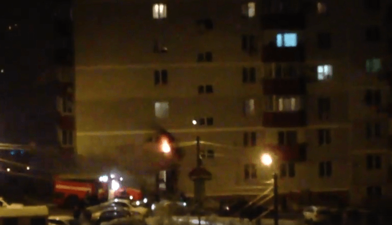 При пожаре в Волгограде пострадала женщина