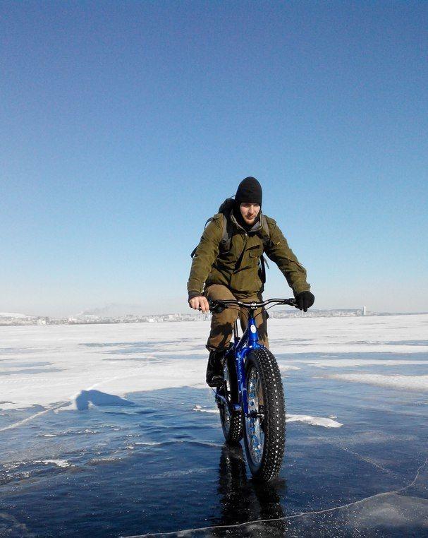Предок героя Родимцева прибудет в Волгоград по льду Волги на велосипеде 