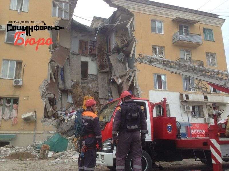 В Советском районе Волгограда взорвался жилой дом 