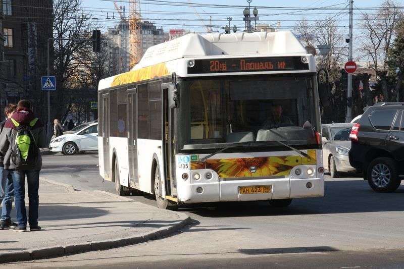 Автобус №55 продлили до площади Ленина