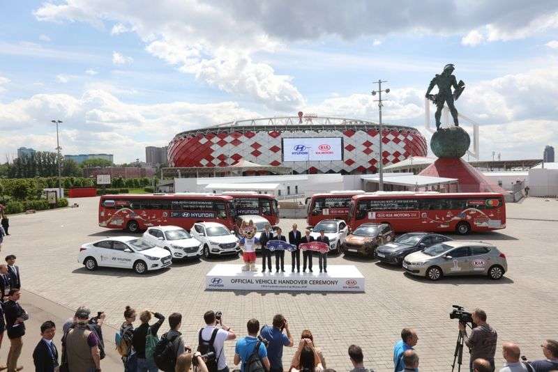 KIA и Hyundai обеспечили Кубок Конфедераций FIFA 2017 автомобилями