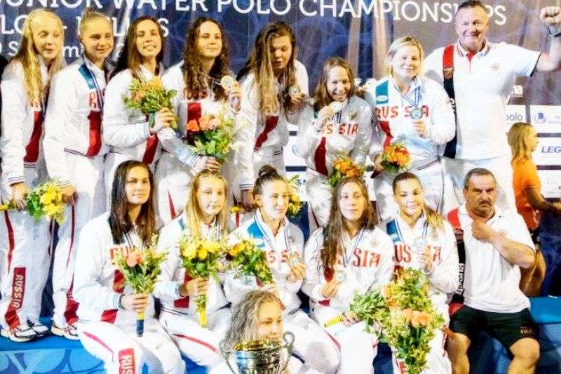 Ватерполистки сборной России U-21 чемпионки мира. Видео