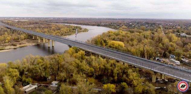 Строительствo моста через Ахтубу показали с высоты птичьего полета