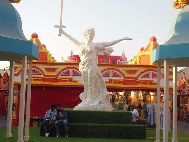 Монумент Родина-мать зовет! «засветился» в Дубае