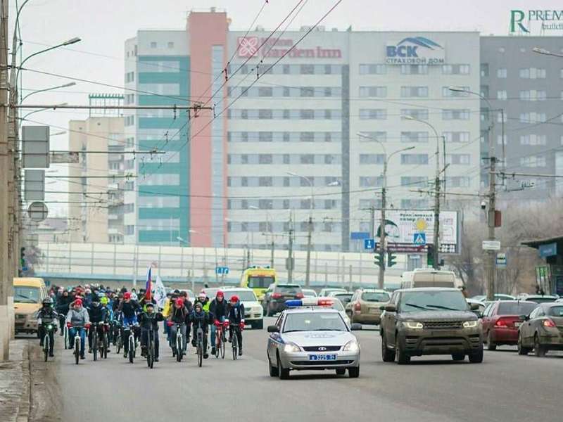 В Волгограде снова пройдет зимний велопарад
