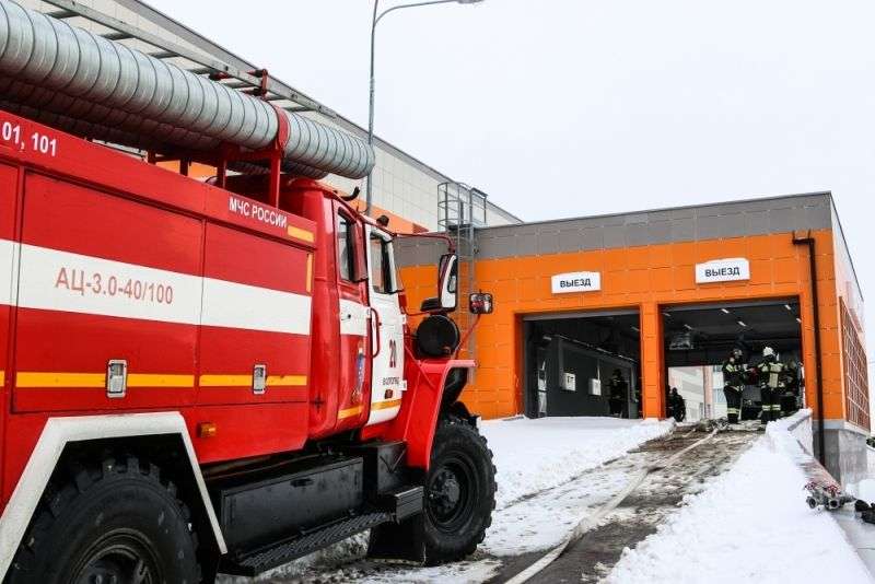 В Волгограде ликвидировали условный пожар в больнице №25. ФОТО