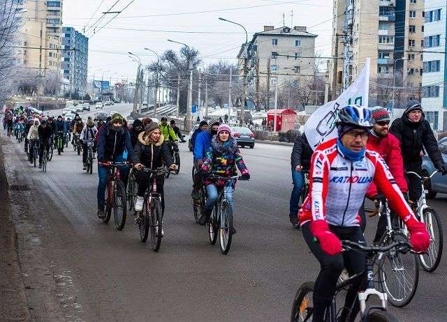 Волгоградские велосипедисты прокатятся по зимним дорогам