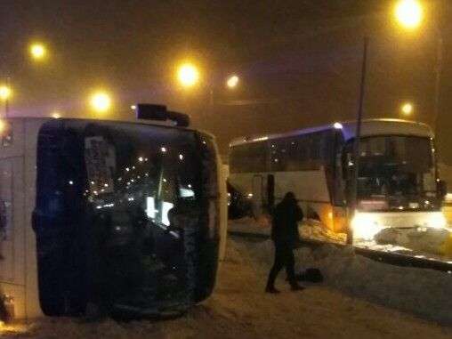 Волгоградский автобус попал в ДТП в Московской области