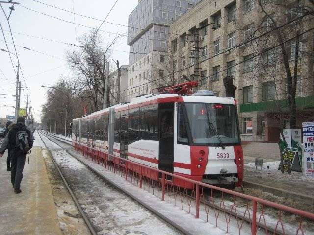 Возле ТЦ «Европа» начинают строительство трамвайного съезда