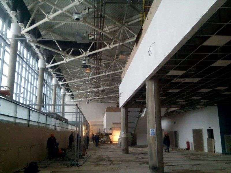 В новом терминале B начались отделочные работы