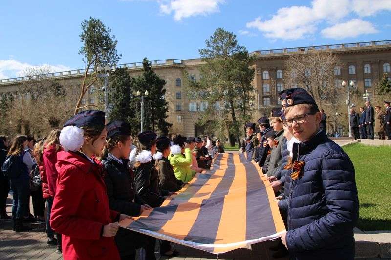 В Волгоградской области стартовала акция “Георгиевская ленточка”