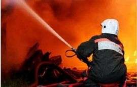 В Котово в ночном пожаре пострадал человек