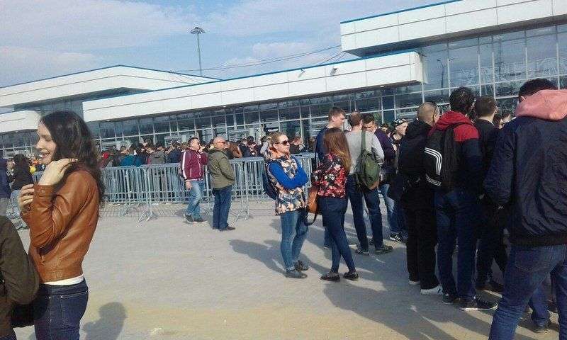 Студенты тестируют стадион «Волгоград-Арена»