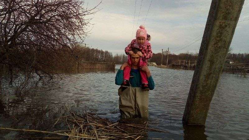 Районы Волгоградской области уходят под воду 