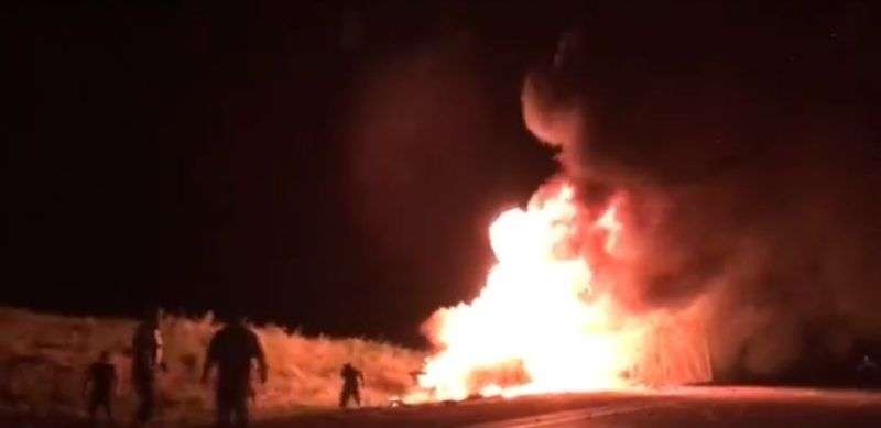 В сети появилось видео жуткой аварии Газели с КАМАЗом
