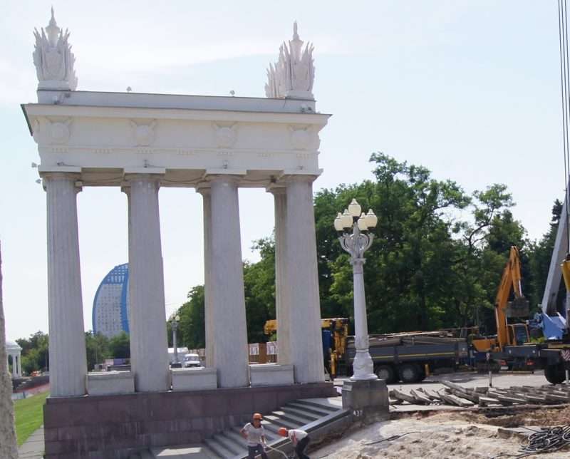 В Волгограде продолжается ремонт культурного наследия