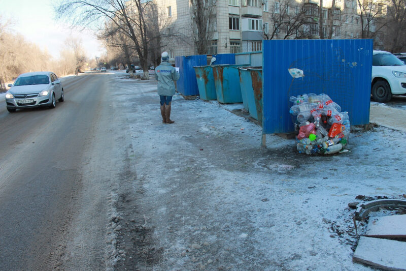 В Красноармейском районе Волгограда ликвидировали несколько свалок