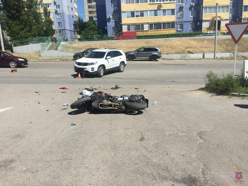 В Волгограде за сутки в ДТП пострадали два байкера