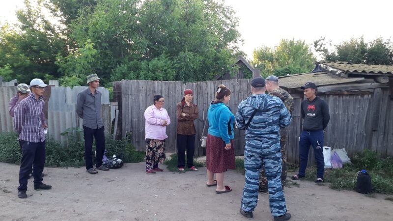 В полях Городищенского района полицейские искали нелегалов