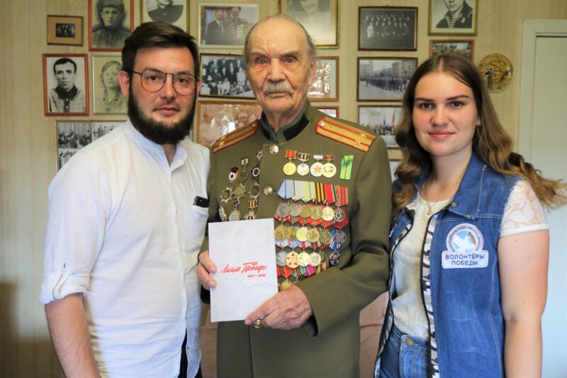 96-летний ветеран войны из Волгограда стал "Лицом Победы"