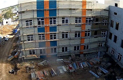 Под Волгоградом строители приступили к внутренней отделке школы на 500 мест