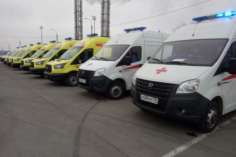 Под Новый год Волгоградская область получила 20 новых автомобилей Скорой помощи