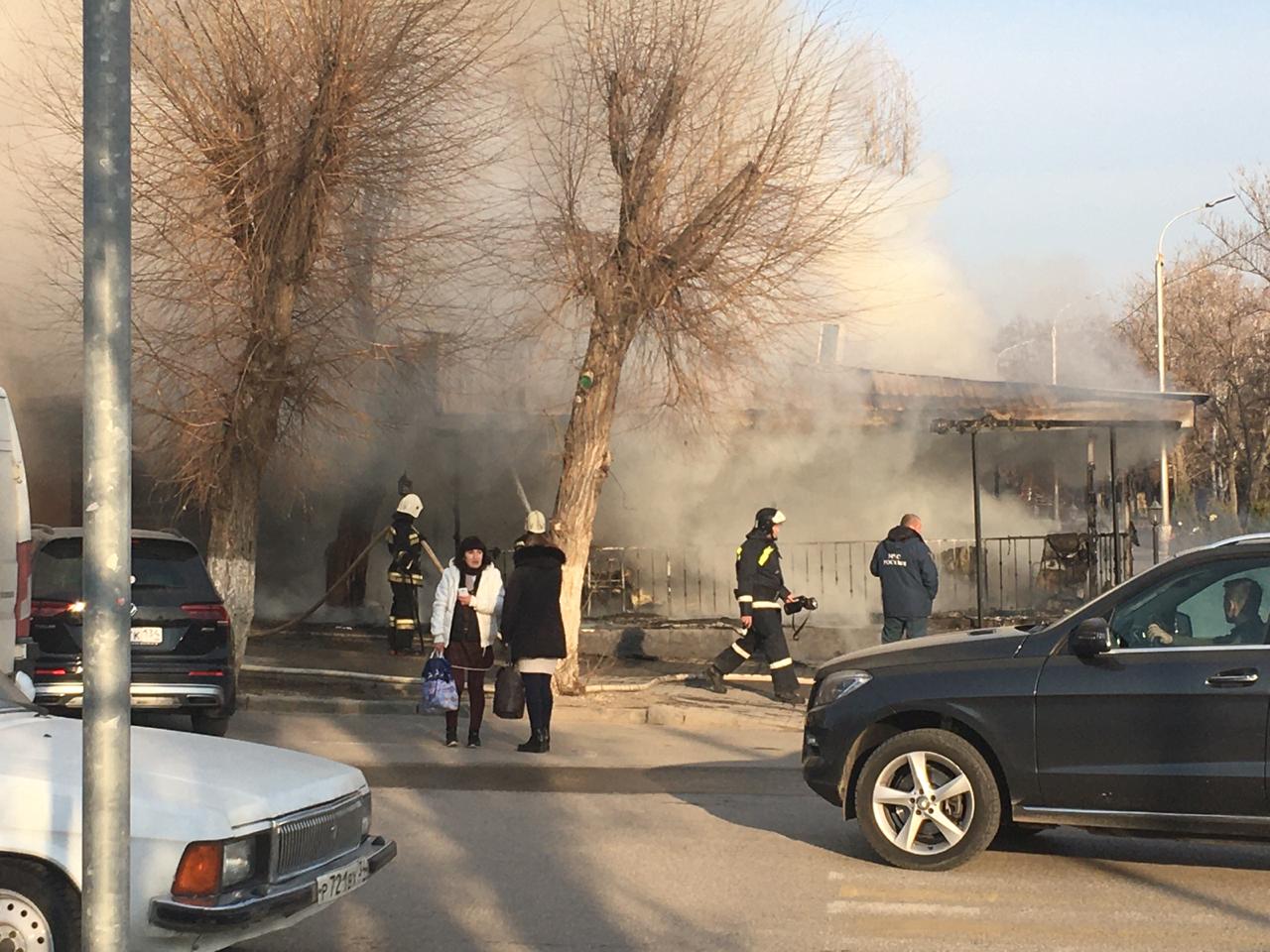 В Волгограде выгорело кафе "Саперави"